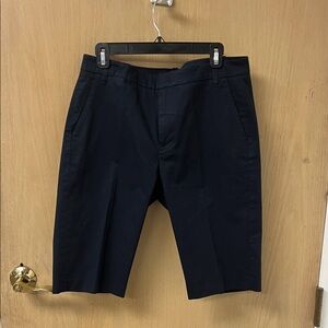 Vince Women's Navy Flat Front Shorts